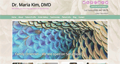 Desktop Screenshot of mariakimdmd.com